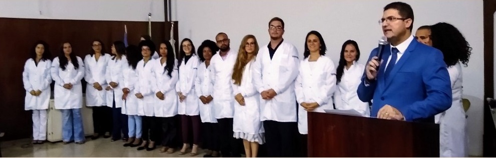 Solenidade do Jaleco na Escola de Medicina Veterinária e Zootecnia da Universidade Federal da Bahia. 02 de março de 2020