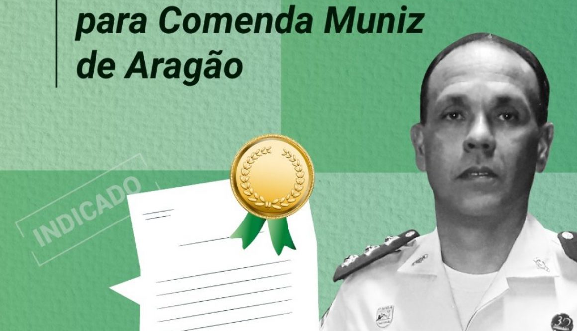 Major Wilson Gustavo - Indicado à Comenda Muniz de Aragão